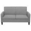 2-Seater Sofa 135x65x76 cm Light Grey