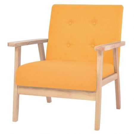 Armchair Fabric Yellow