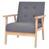 Armchair Fabric Dark Grey