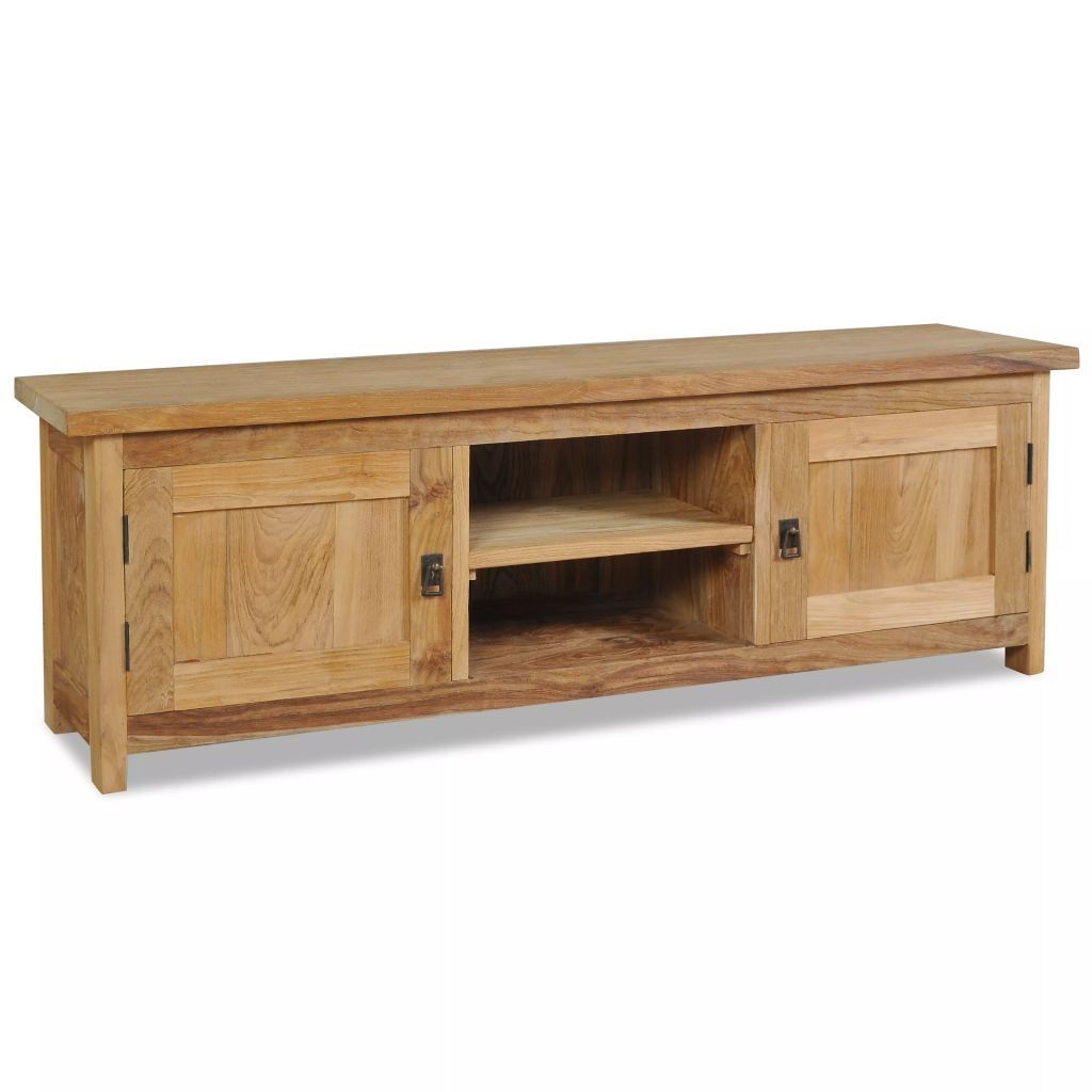 TV Cabinet Solid Teak 120x30x40 cm