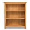 3-Tier Bookcase 70x22,5x82 cm Solid Oak Wood