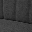 Sofa Fabric 117x55.5x77 cm Dark Grey