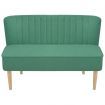 Sofa Fabric 117x55.5x77 cm Green