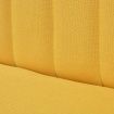 Sofa Fabric 117x55.5x77 cm Yellow