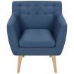 Armchair Fabric 67x59x77 cm Blue