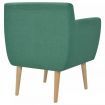 Armchair Fabric 67x59x77 cm Green