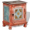 Nightstand Solid Mango Wood Orange