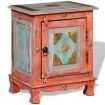 Nightstand Solid Mango Wood Orange