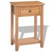 Console Table 50x32x75 cm Solid Oak Wood