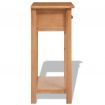 Console Table 50x32x75 cm Solid Oak Wood