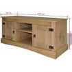 TV Cabinet Mexican Pine Corona Range 120x40x52 cm