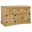 Sideboard Solid Mexican Pinewood Corona Range 132x43x78 cm