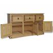 Sideboard Solid Mexican Pinewood Corona Range 132x43x78 cm