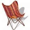 Butterfly Chair Chindi Fabric Multicolour