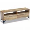 Two Piece Bowl Shaped Coffee Table Set Solid Reclaimed Wood