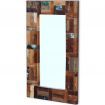 Mirror Solid Reclaimed Wood 80x50 cm