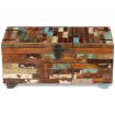 Coffee Table Box Chest Solid Reclaimed Wood 80x40x35 cm