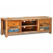 Reclaimed Wood TV Cabinet TV Stand 4 Drawers