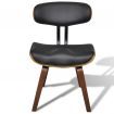 Dining Chairs 2 pcs with Backrest Artificial Leather