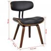 Dining Chairs 2 pcs with Backrest Artificial Leather