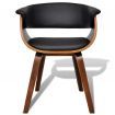 Dining Chair with Wooden Frame Artificial Leather