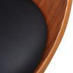 Dining Chair with Wooden Frame Artificial Leather