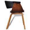 Dining Chair with Wooden Frame Artificial Leather