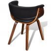 Dining Chair with Wooden Frame Artificial Leather