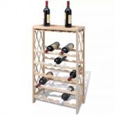 Wine Rack for 25 Bottles Wood