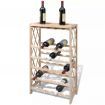 Wine Rack for 25 Bottles Wood