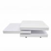 Coffee Table 3 Tiers High Gloss White