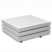 Coffee Table 3 Tiers High Gloss White