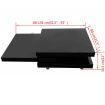 Coffee Table 3 Tiers High Gloss Black