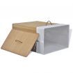 Bamboo Laundry Bin Rectangular Natural