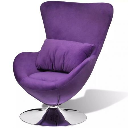 small purple accent chair