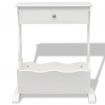 Magazine Rack "Melrose" White