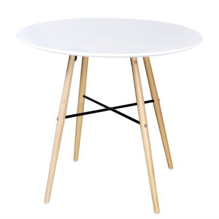 Dining Table MDF Round White