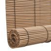 Brown Bamboo Roller Blind 80 x 160 cm