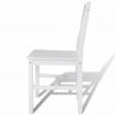 Dining Chairs 2 pcs Wood White