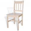 Dining Chairs 2 pcs Wood Natural Colour