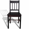 Dining Chairs 2 pcs Wood Brown