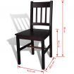 Dining Chairs 2 pcs Wood Brown