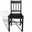 Dining Chairs 4 pcs Wood Brown