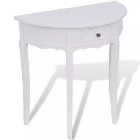 white round console table