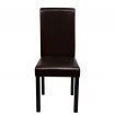 Dining Chairs 4 pcs Artificial Leather Brown