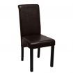 Dining Chairs 4 pcs Artificial Leather Brown