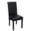 Dining Chairs 4 pcs Artificial Leather Black