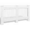 White MDF Radiator Cover Heating Cabinet 152 cm