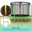 Genki 14FT Trampoline Set with Safety Enclosure Net with Ladder