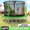 Genki 14FT Trampoline Set with Safety Enclosure Net with Ladder